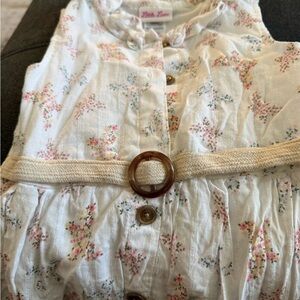 Little Lass Floral Ruffle Dress
